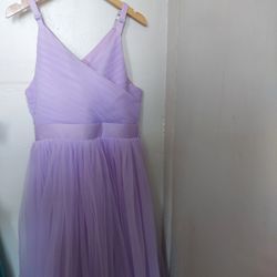 Girls Spaghetti Strap Tulle Dress 
