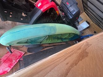 Sit-On-Top Kayak with Paddle