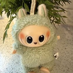 Lafufu Labubu Green Grape Keychain Bag Charm 