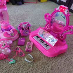 Minnie Mouse Phone , Vacuum, Princess Makeup, Toys 
