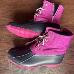 Girls Snowboots Sperry, Like New, Size 3
