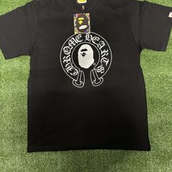 chrome heart bape shirt