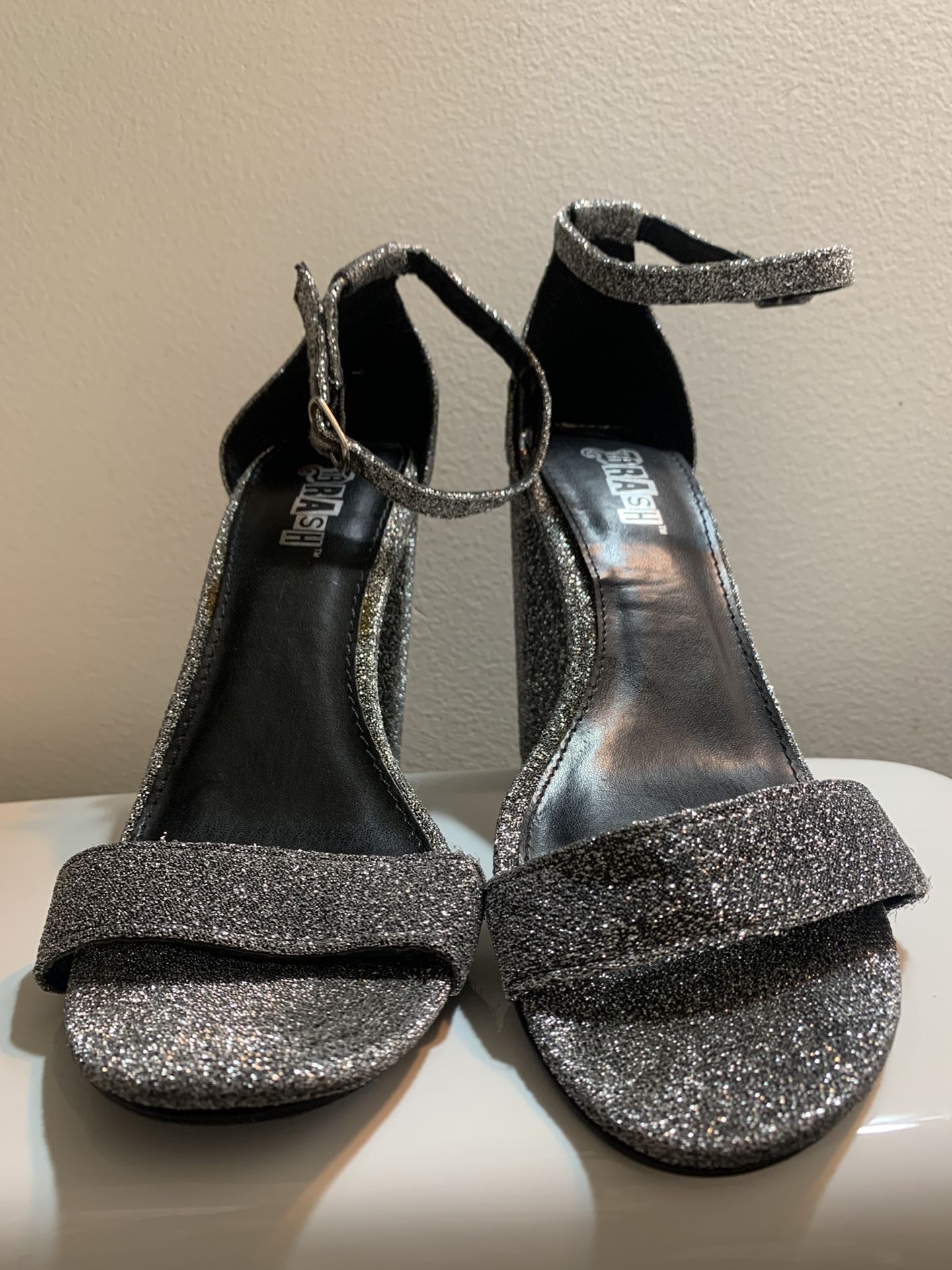 Black Sparkly Heels