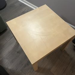 Square End Tables (2 Matching) Wooden IKEA 