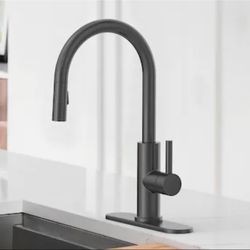 Allen + Roth Harlow Touchless Pull-Down Kitchen Faucet