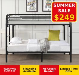 TWIN OVER TWIN BUNK BED