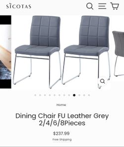 dining room chairs leather 