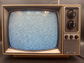 Vintage 1983 KMC KMB-1221G 12" Black & White Portable CRT TV