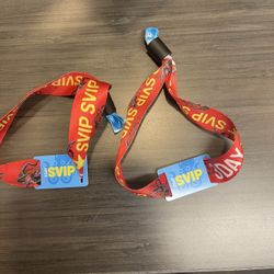 2 SUPER VIP wristbands For Sale Unregistered 