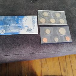 1999 Uncirculated Coins Denver And Philadelphia 