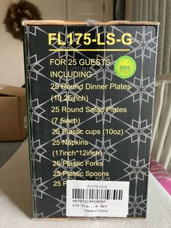 175 pc dinner set, new in box