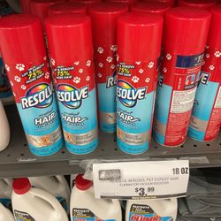 Resolve Aerosol Pet Expert Hair Eliminator Vacuum Booster