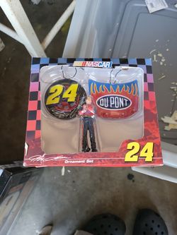 Jeff Gordon Ornament Set