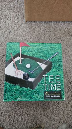 Tee Time Executive Mini Sandbox Golf Set