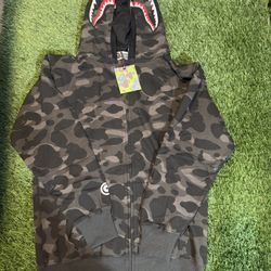 Black Bape Double Hoodie 