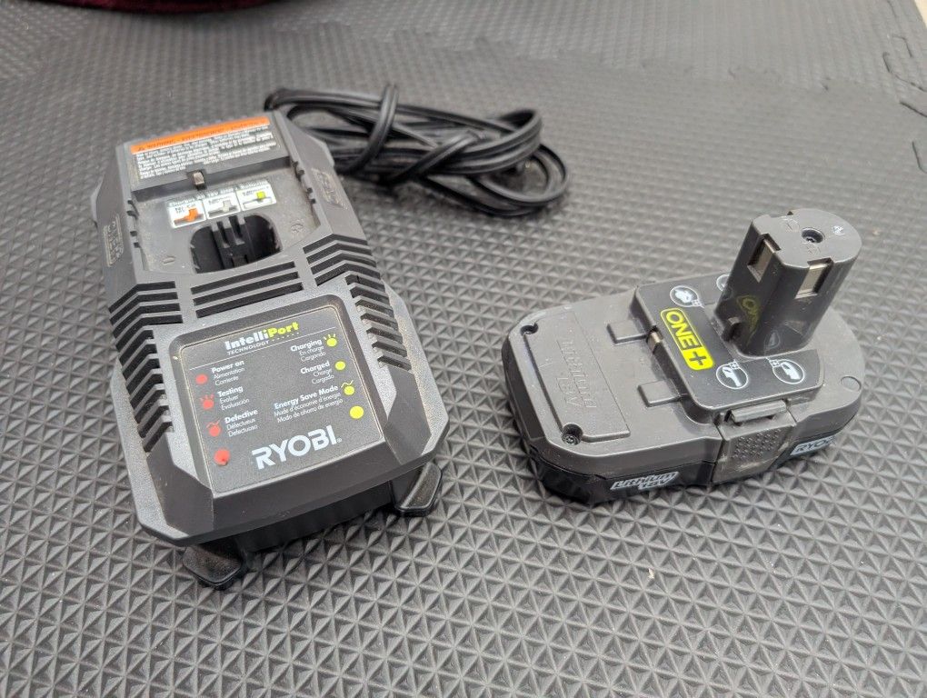 Ryobi 18V Battery & Charger