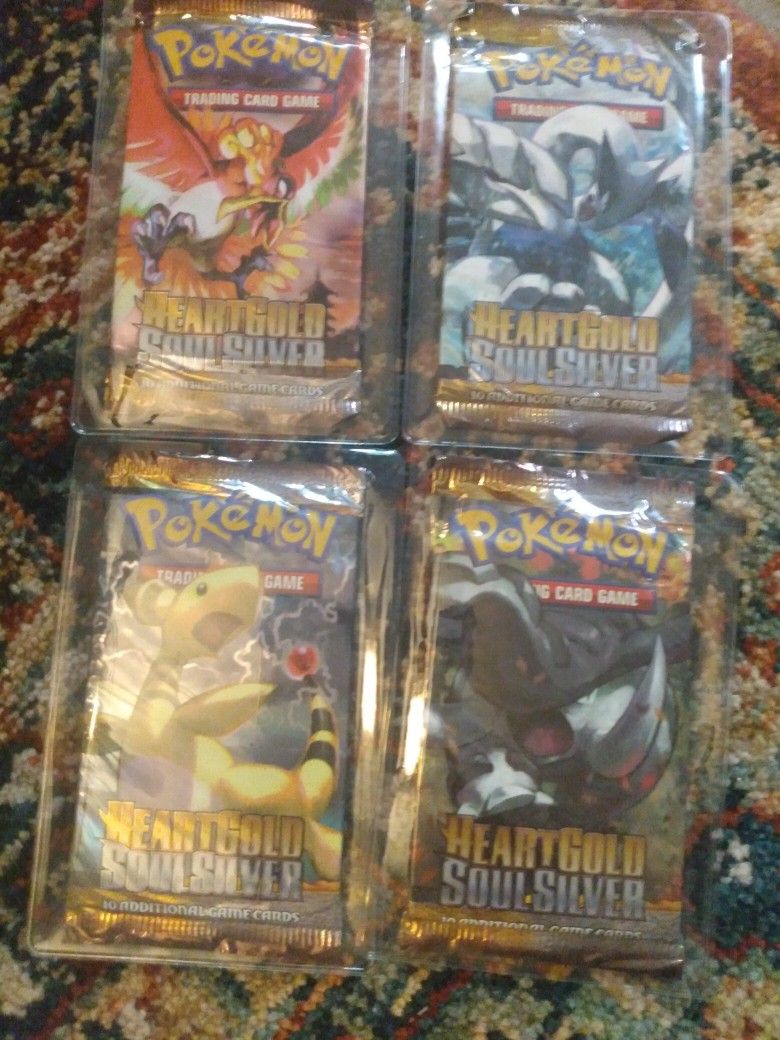 Unopened Pokemon HeartGold SoulSilver Booster Packs $300 Each