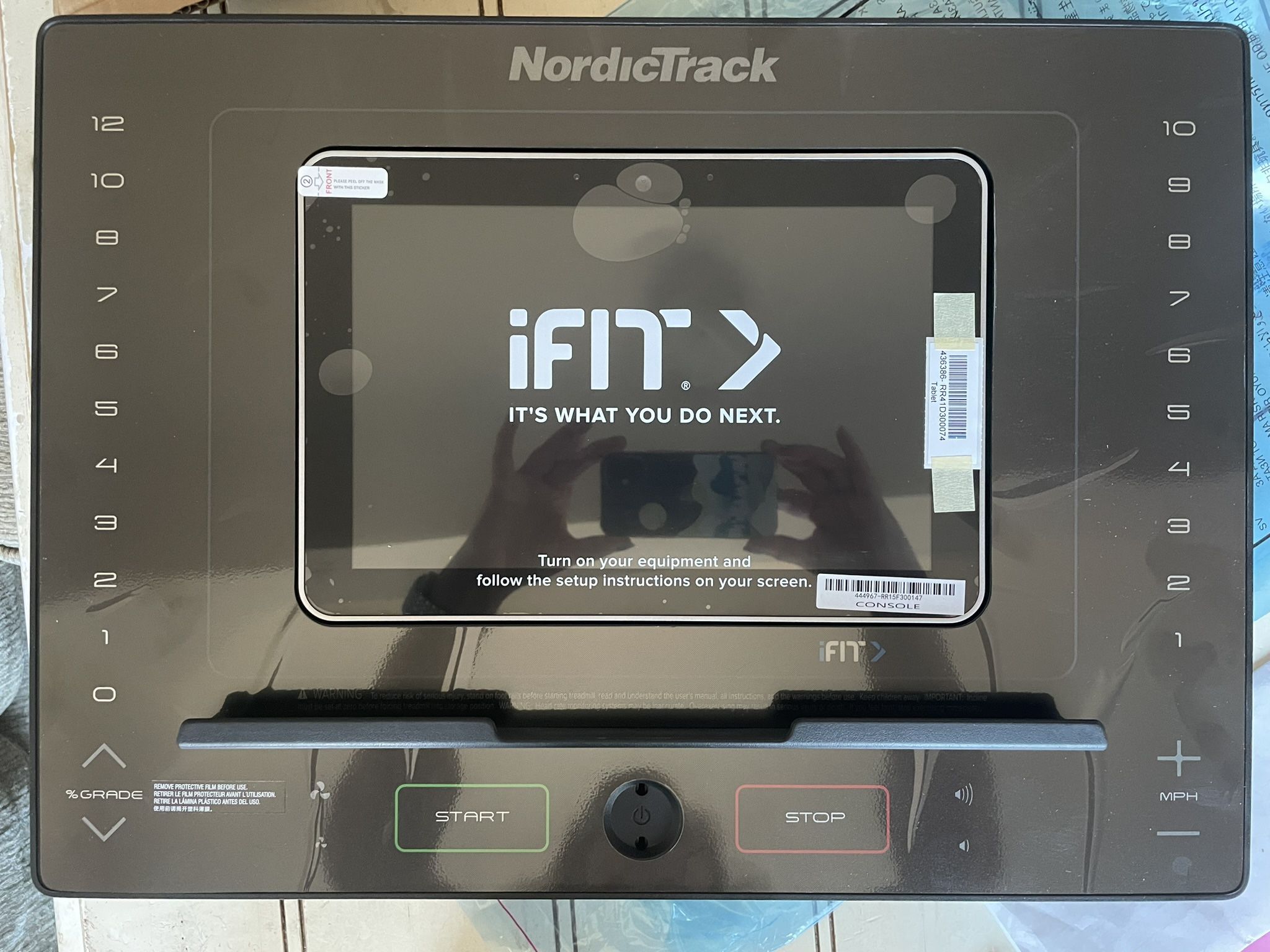 NordicTrack iFit Console And Tablet