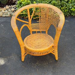 Child’s wicker chair