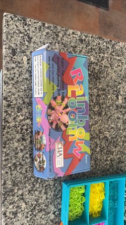 Rainbow loom and supplies