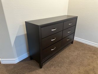 Bob’s Tremont Espresso 6 Drawer Dresser 58” Wide