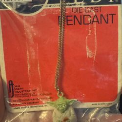 Star Wars Return of the Jedi Yoda die-cast pendant (1983)