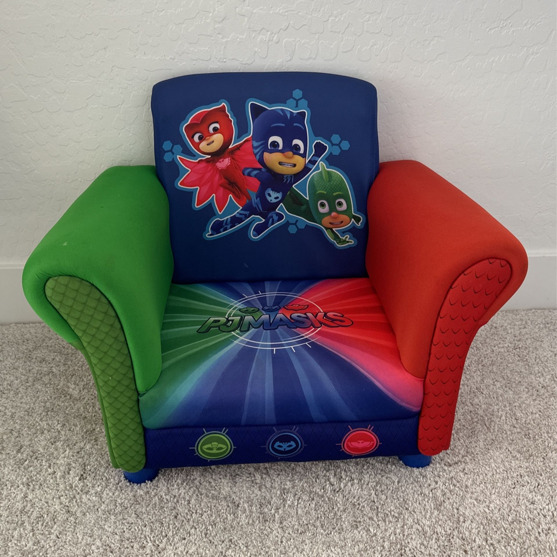 PJ Masks Delta Children Upholstered Chair, PJ Masks