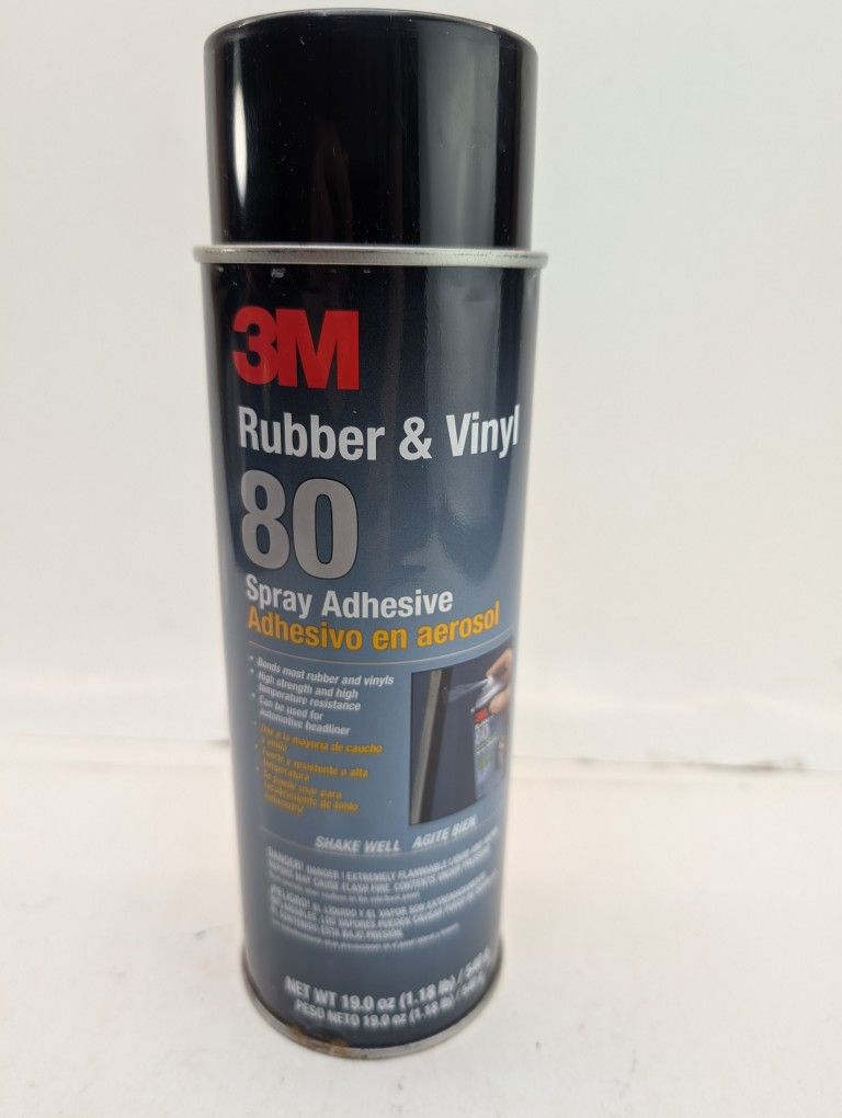 3M Rubber & Vinyl 80 Spray Adhesive 19 Oz