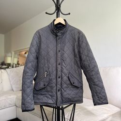 Barbour Mens Quilted Jacket Grey 