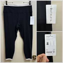 NWT Athleta Transcend Tipoed 7/8 Tights Leggings Size XL