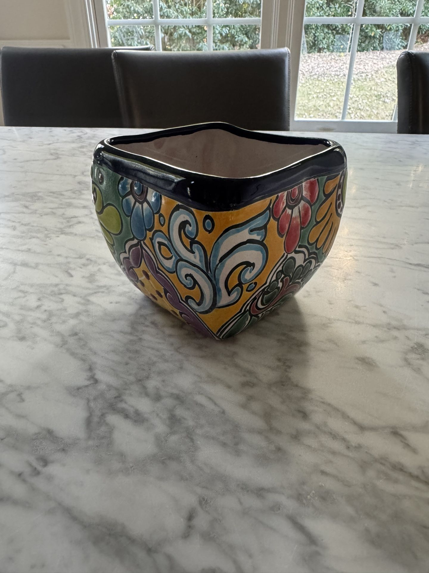 Talavera ceramic planter