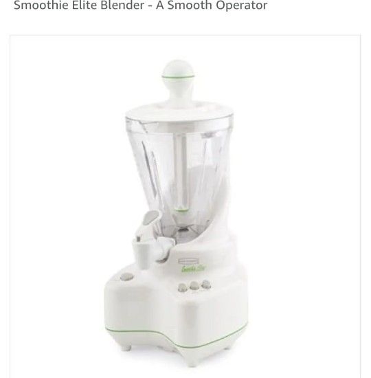 New Smoothie Elite Blender A Smooth Operator