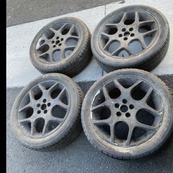4 — 205/50r17 5x100 5x3.94 Stock Dodge Neon SRT4 Prius Corolla Impreza wheels Rims Tires