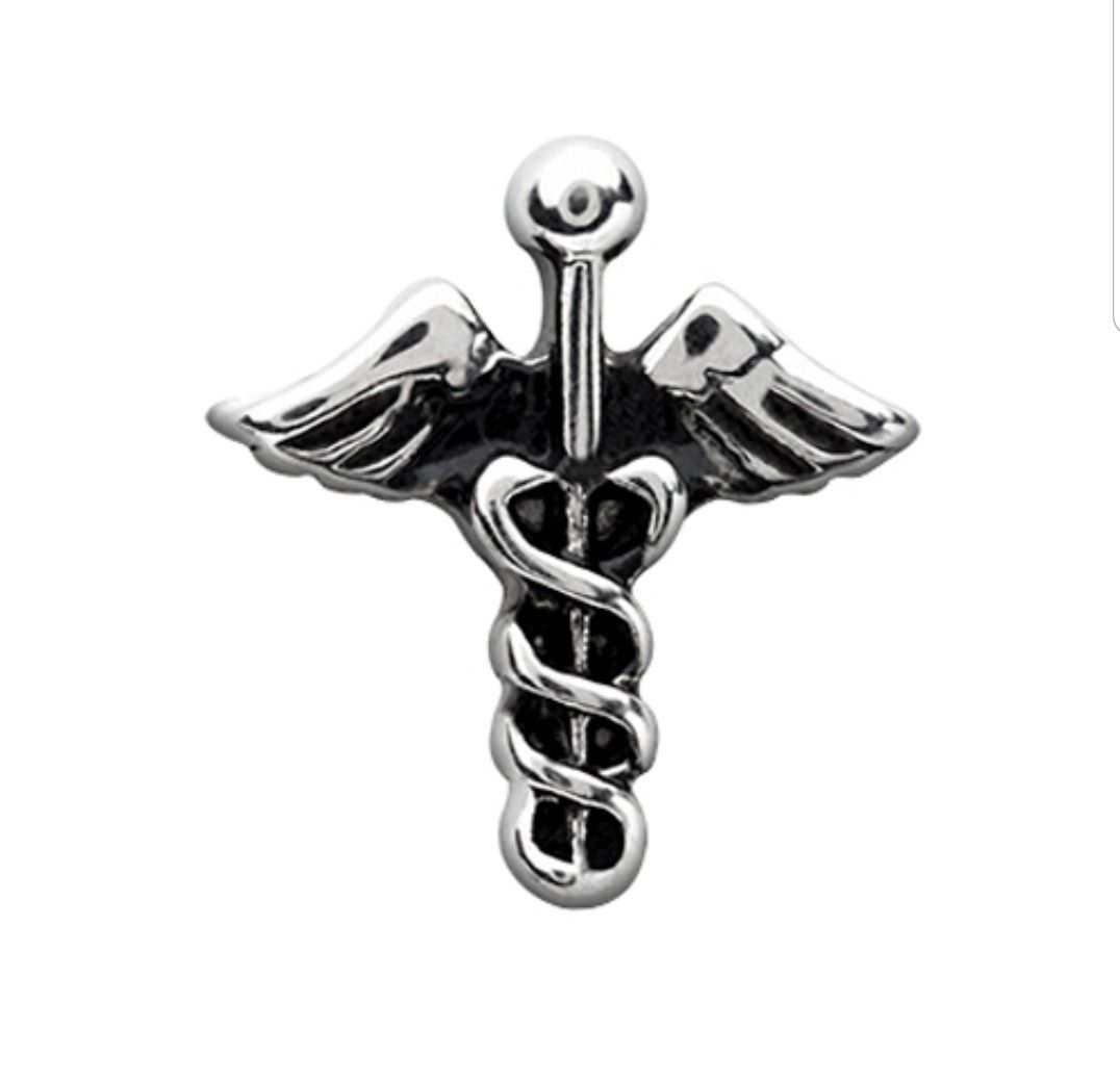 Origami owl SILVER MEDICAL SYMBOL CHARM