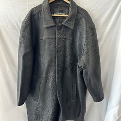 Jonval leather jacket Size 3XL
