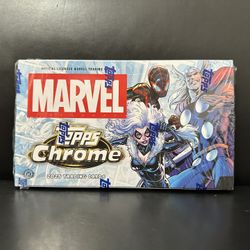 Marvel Topps Chrome Hobby Box NEW