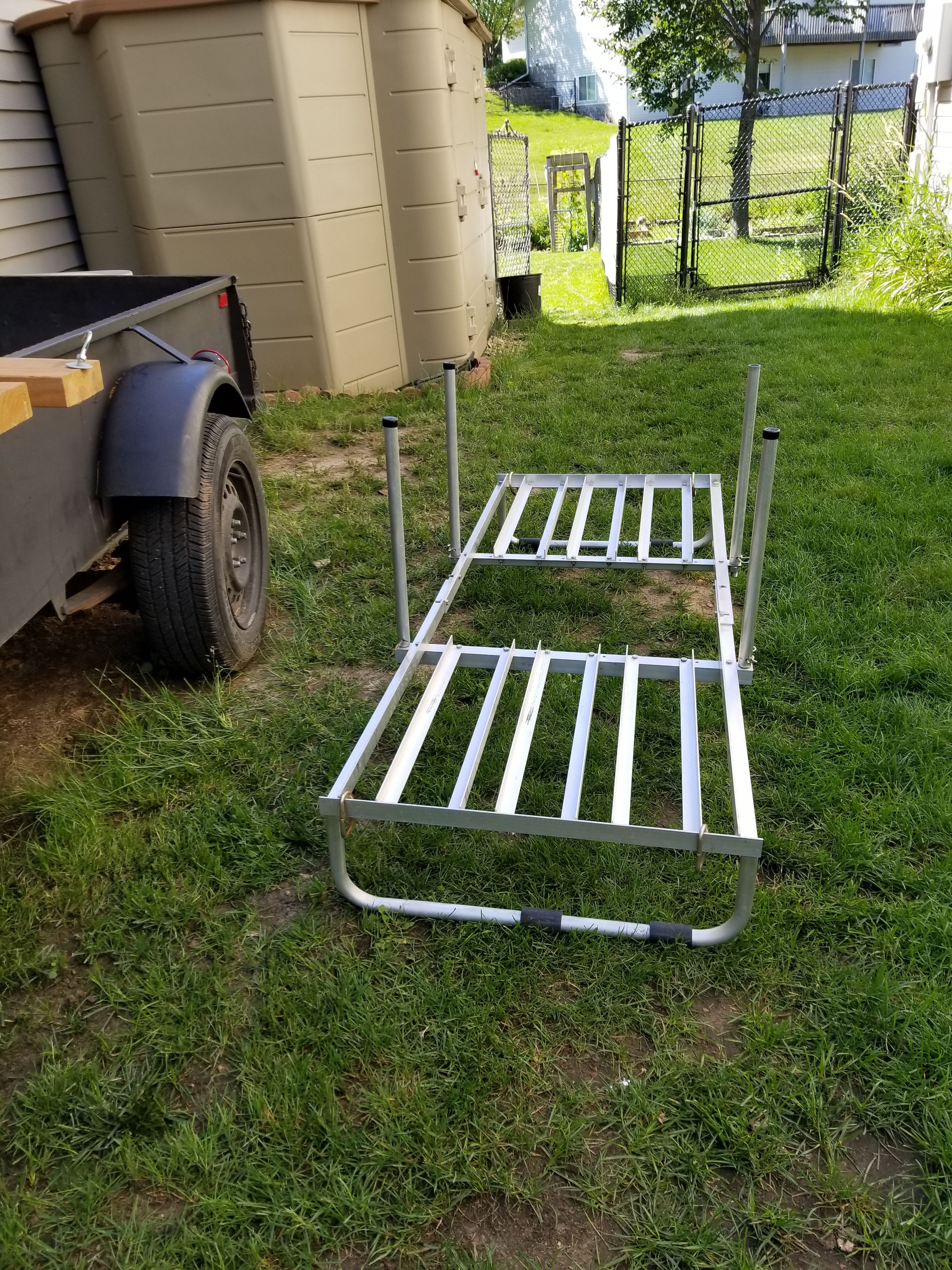 Bicycle rack for popup camper or truck bed or trailer