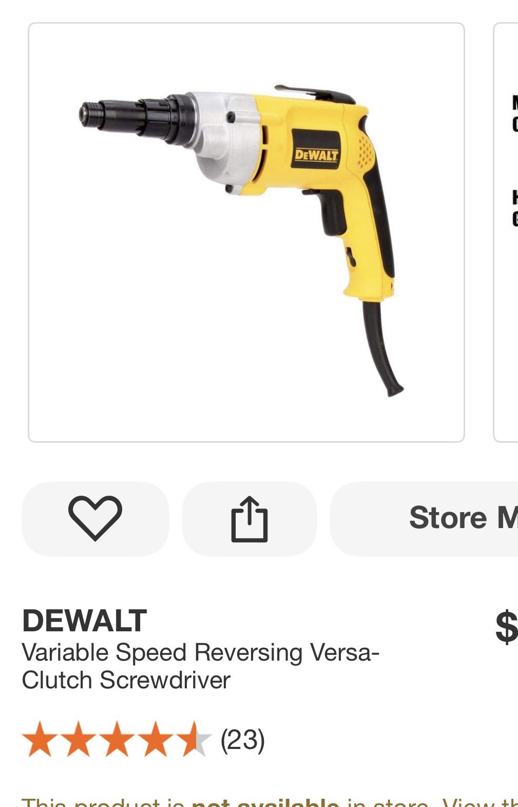Dewalt Versa Clutch Screwdriver
