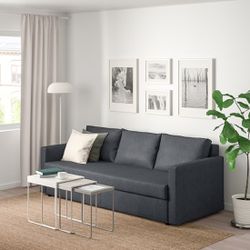 FRIHETEN Sleeper Sofa, Hyllie Dark Grey