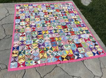 Antique Hand Stitched Quilt 