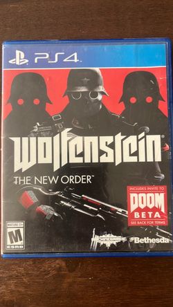 PlayStation 4. Wolfenstein. The new order.