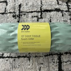 13” Deep Tissue Foam Roller All in Motion (BRAND NEW)