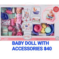 Baby Doll With Accessories 