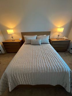 Queen Size Bed and Bed Frame