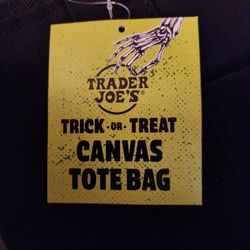 Traders Joe's Halloween Canvas Tote Bags