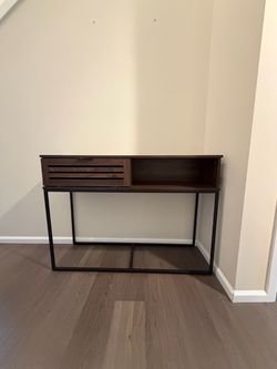 Modern Console Table with Drawer and Shelf