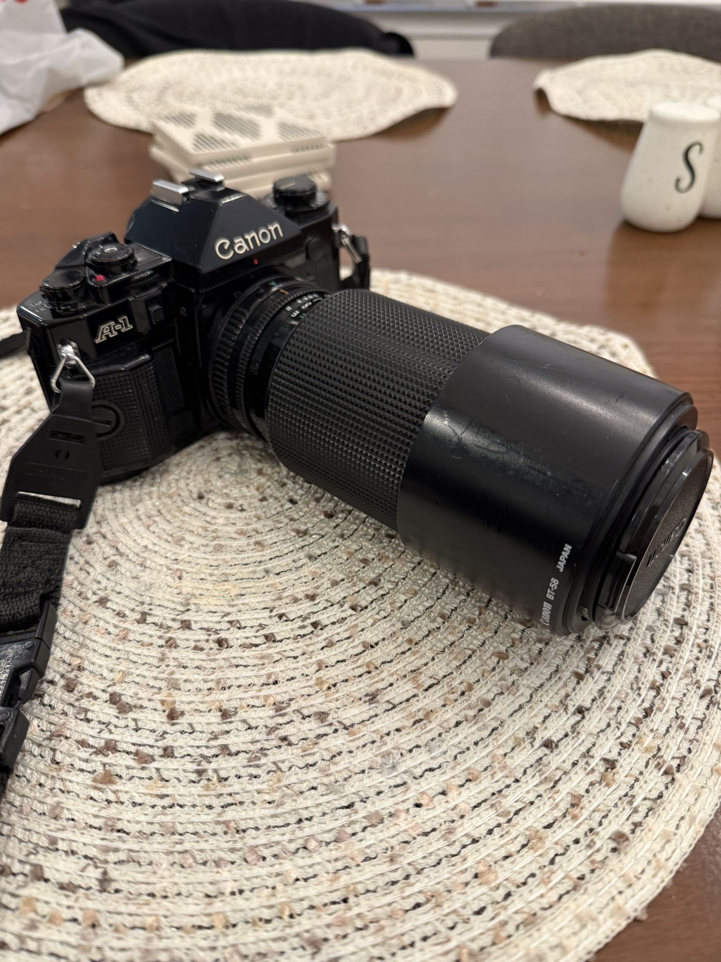 Canon A-1 film camera