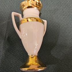Vase - Mini Pink China/porcelain 24K Gold