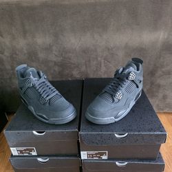 Nike Air Jordan 4 Og Black Cat Men Size 10, 10.5, 11, 11.5 And 13