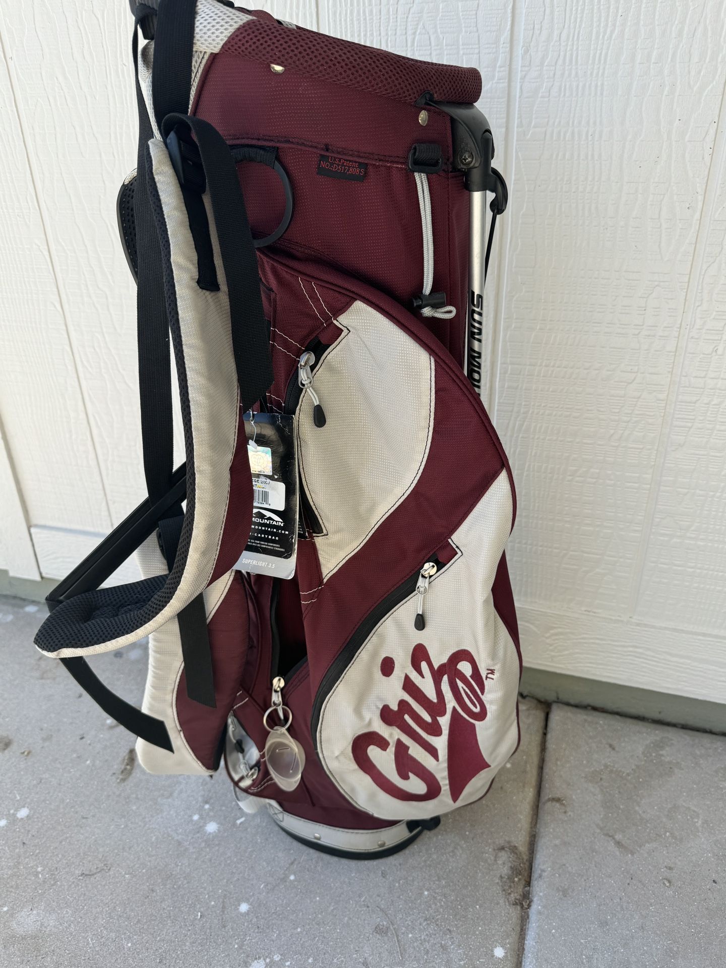 Montana Grizzlies- University of Montana golf bag